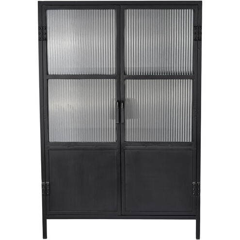 Vitrino Black 2 Door Dresser