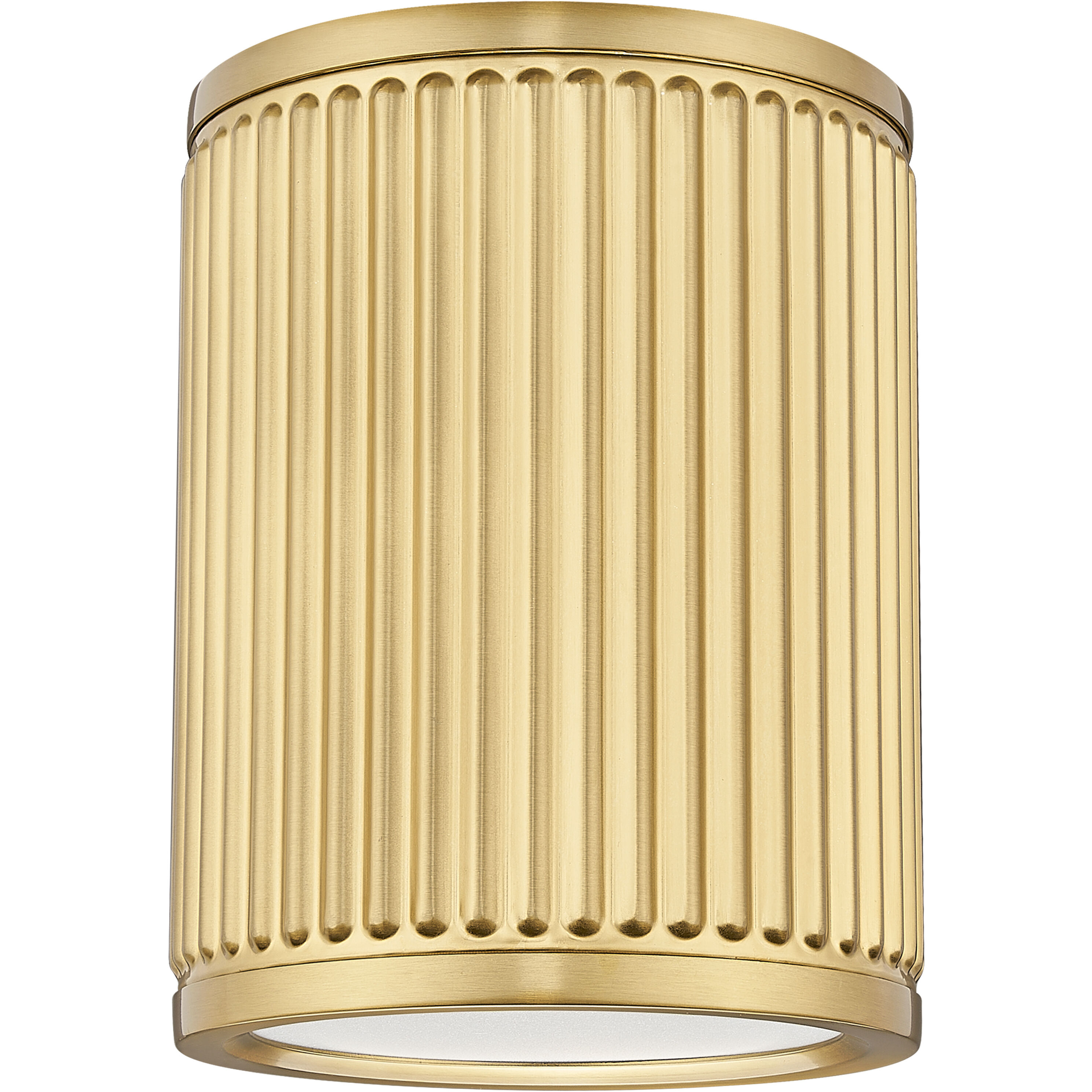 Stari LED 6.25 inch Modern Gold Flush Mount Ceiling Light