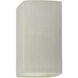 Ambiance LED 5.25 inch White Crackle Wall Sconce Wall Light