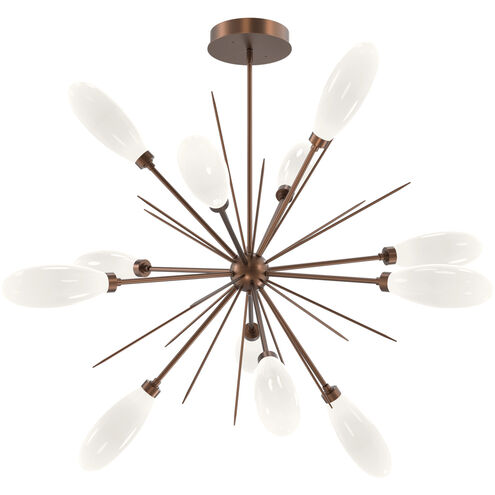 Fiori LED Burnished Bronze Chandelier Ceiling Light, Starburst