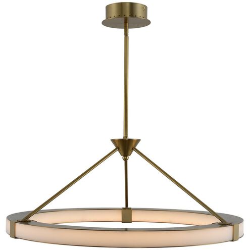 Lavo LED 28 inch Winter Brass Pendant Ceiling Light