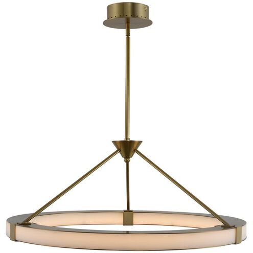 Lavo LED 28 inch Winter Brass Pendant Ceiling Light