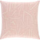 Bogolani 20 X 20 inch Pale Pink/Cream Pillow Kit, Square