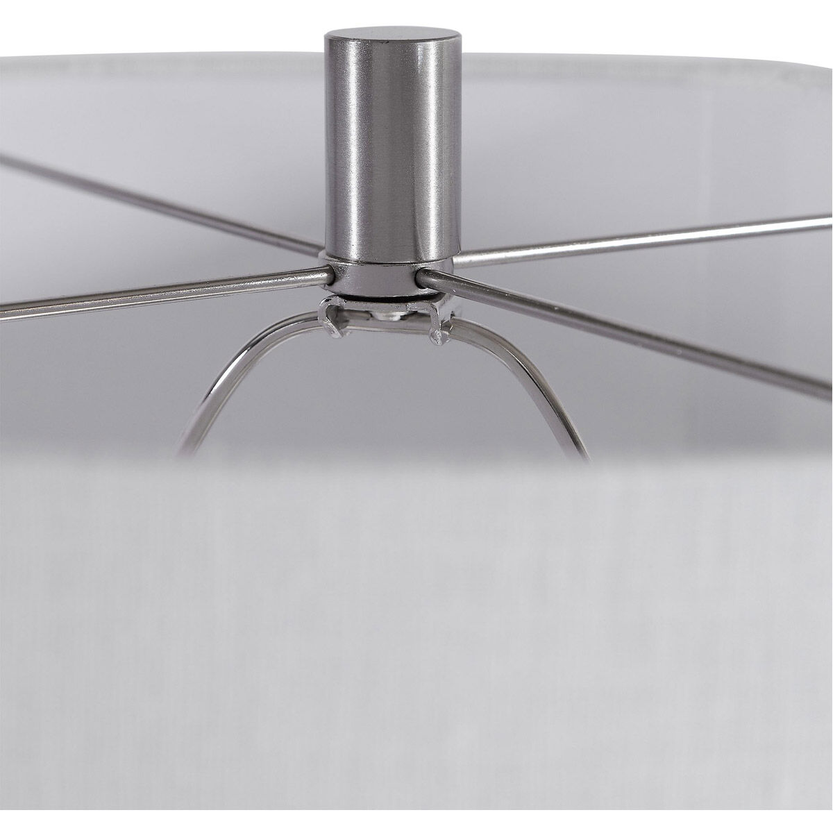 Maxime 30 inch 150 watt Smokey Gray Table Lamp Portable Light