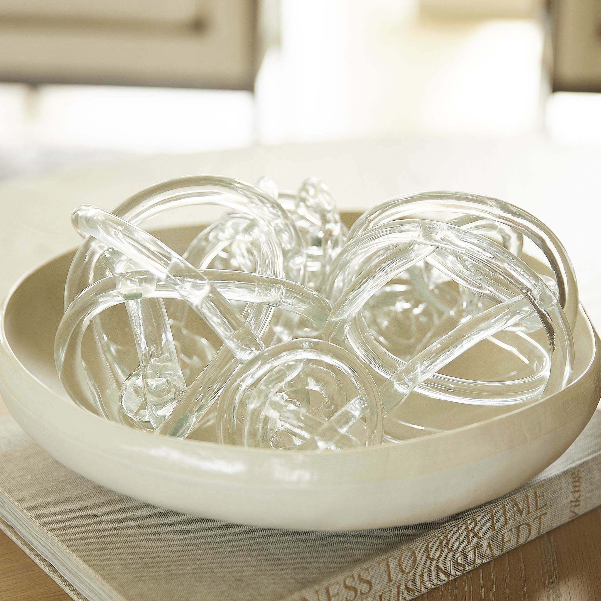 Knotty Clear Sphere, XL