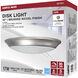 Brentwood Integrated LED Brushed Nickel LED Disk