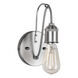 Signature 1 Light 5 inch Brushed Nickel Wall Sconce Wall Light