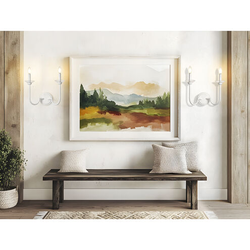 Allistair Wall Sconce Wall Light in Textured White