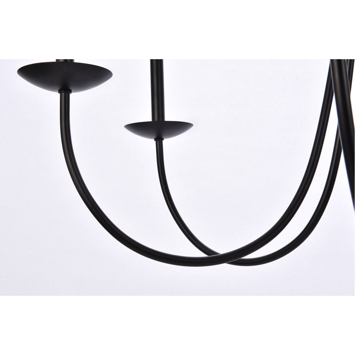 Cohen 6 Light 36 inch Black Chandelier Ceiling Light