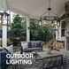 Bromley Outdoor Wall Mount Lantern in Museum Black, Non-LED, Medium