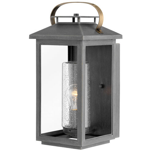 Coastal Elements Atwater Outdoor Wall Lantern in Ash Bronze, Low Voltage