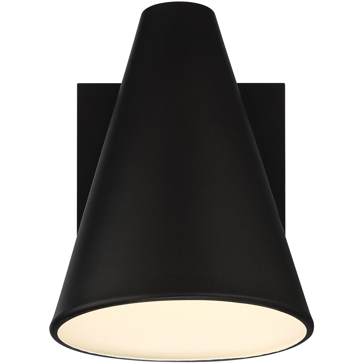 Solano LED 8 inch Black Outdoor Wall Sconce