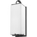 Sana 3 Light 24.75 inch Black Outdoor Wall Light