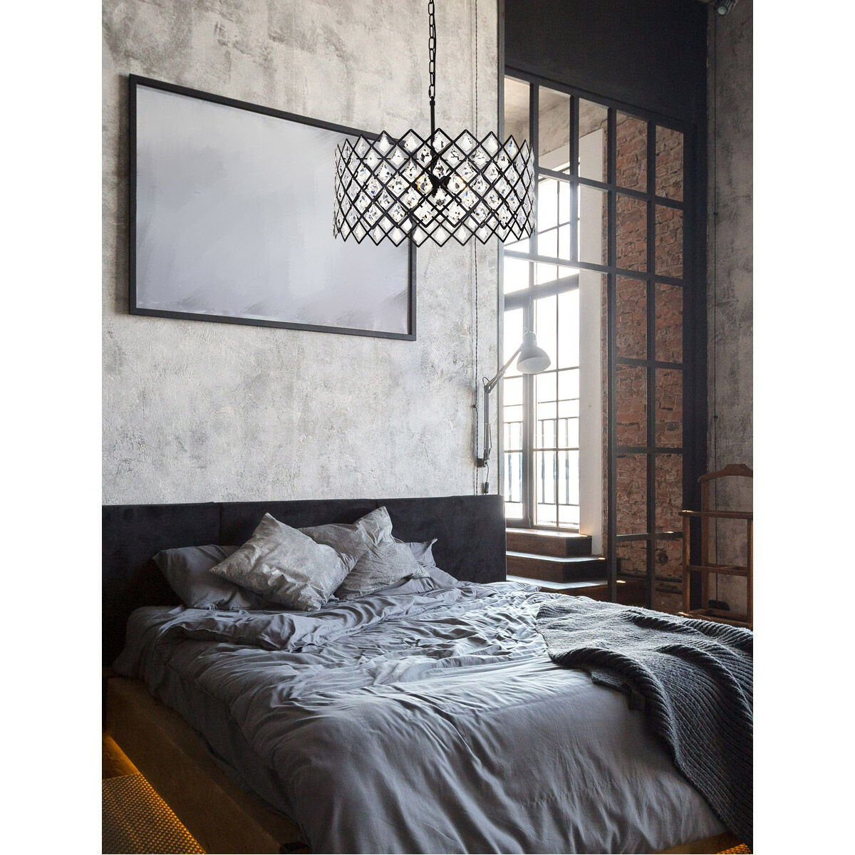 Lyla 5 Light 21 inch Black Pendant Ceiling Light