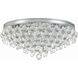 Calypso 6 Light 20 inch Polished Chrome Flush Ceiling Light
