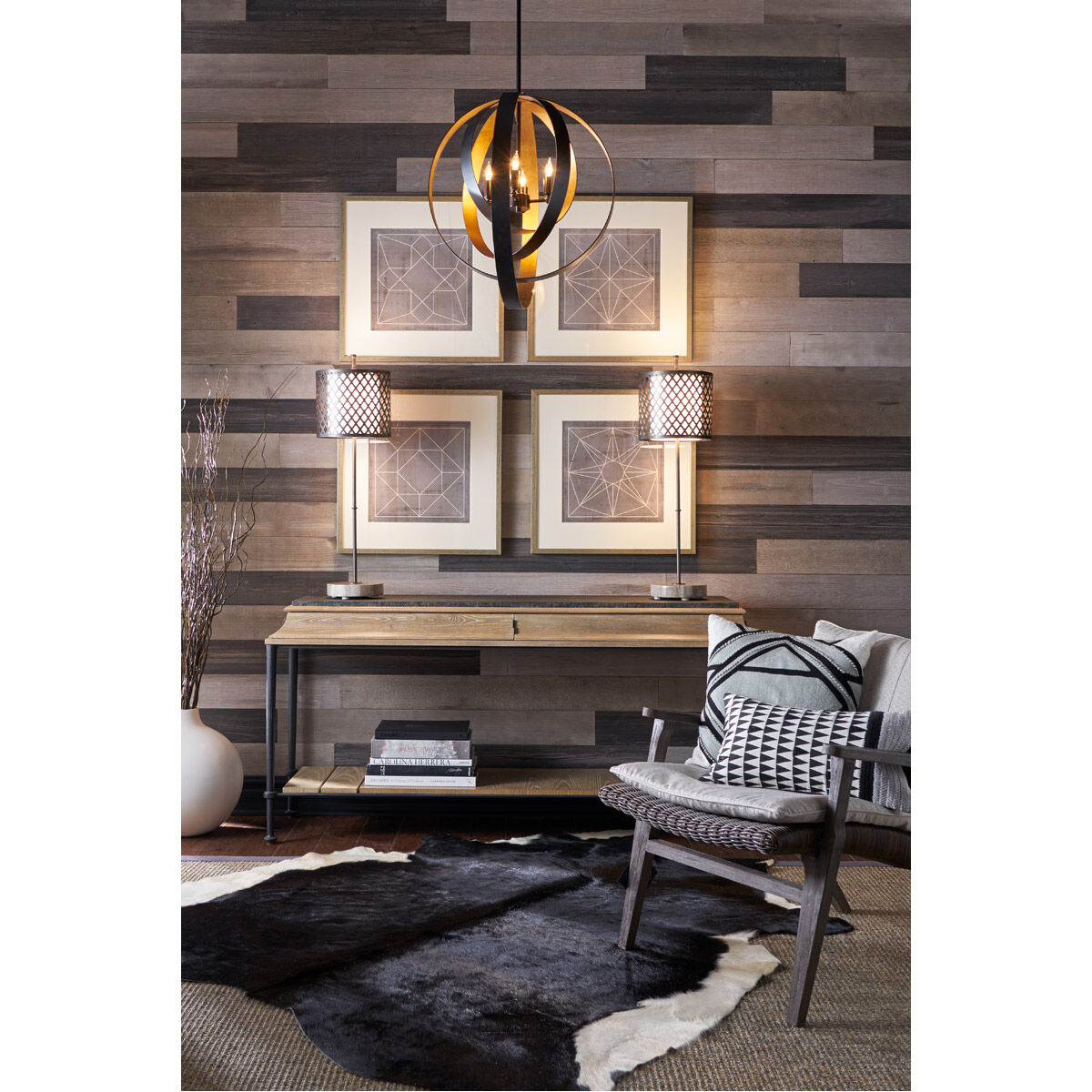 Wildwood 30 inch 60 watt Hand Rubbed Table Lamp Portable Light