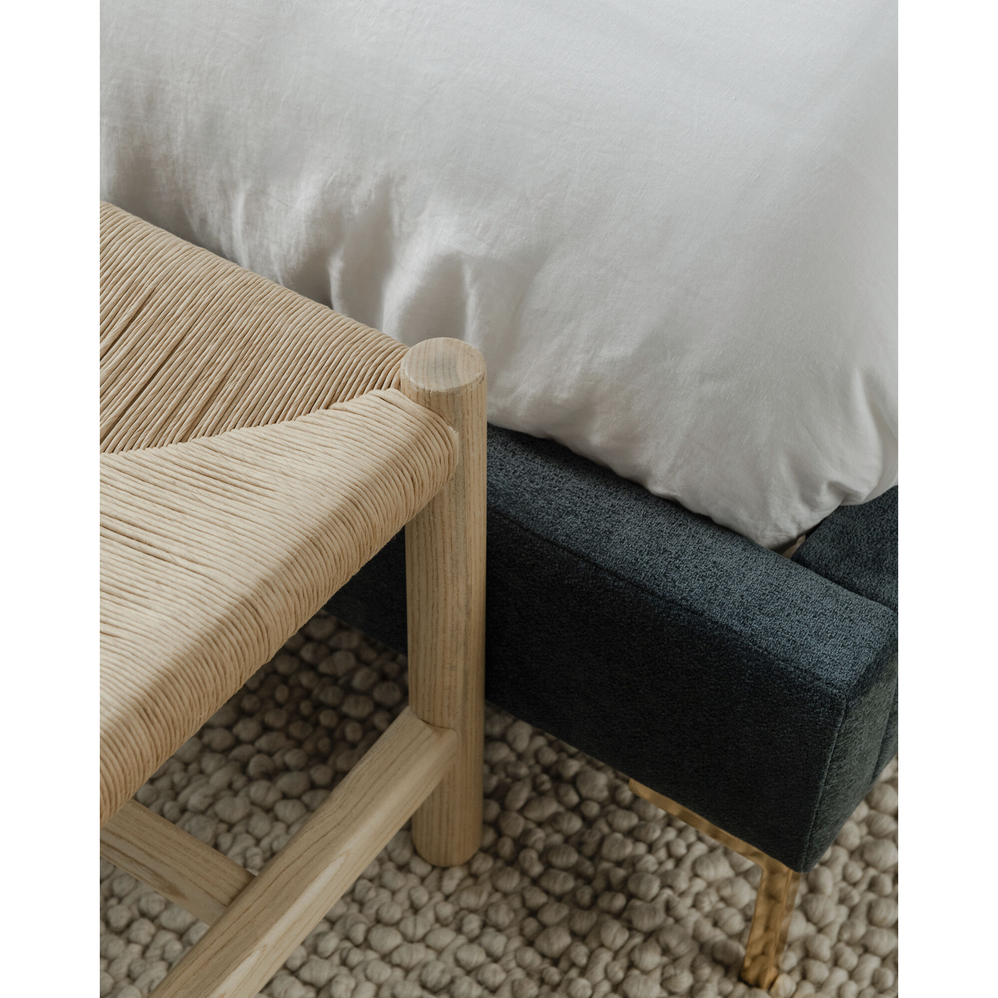 Hawthorn Natural Bench, Small