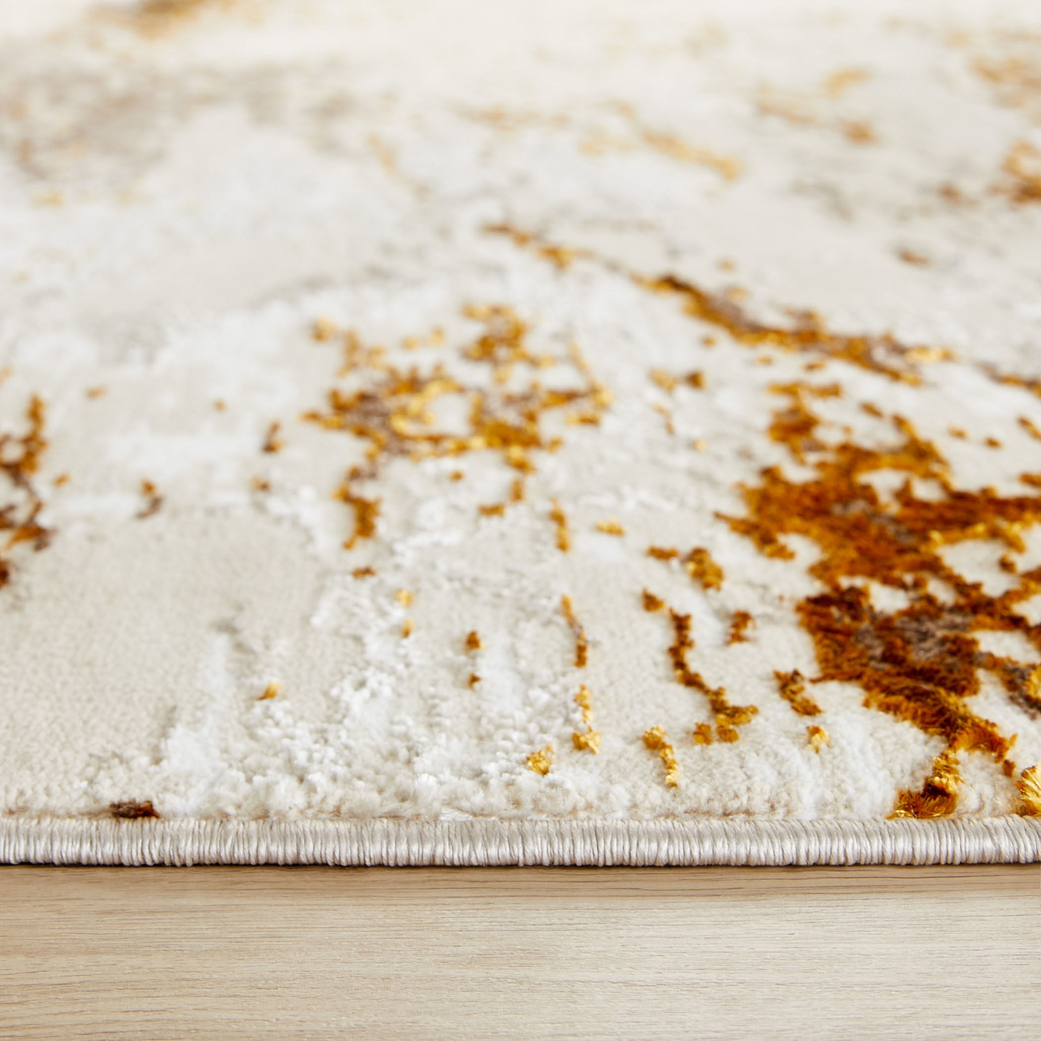 Sibel Gold Rug in 8 Round