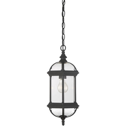 Kensington 1 Light 8.25 inch Textured Black Outdoor Hanging Lantern