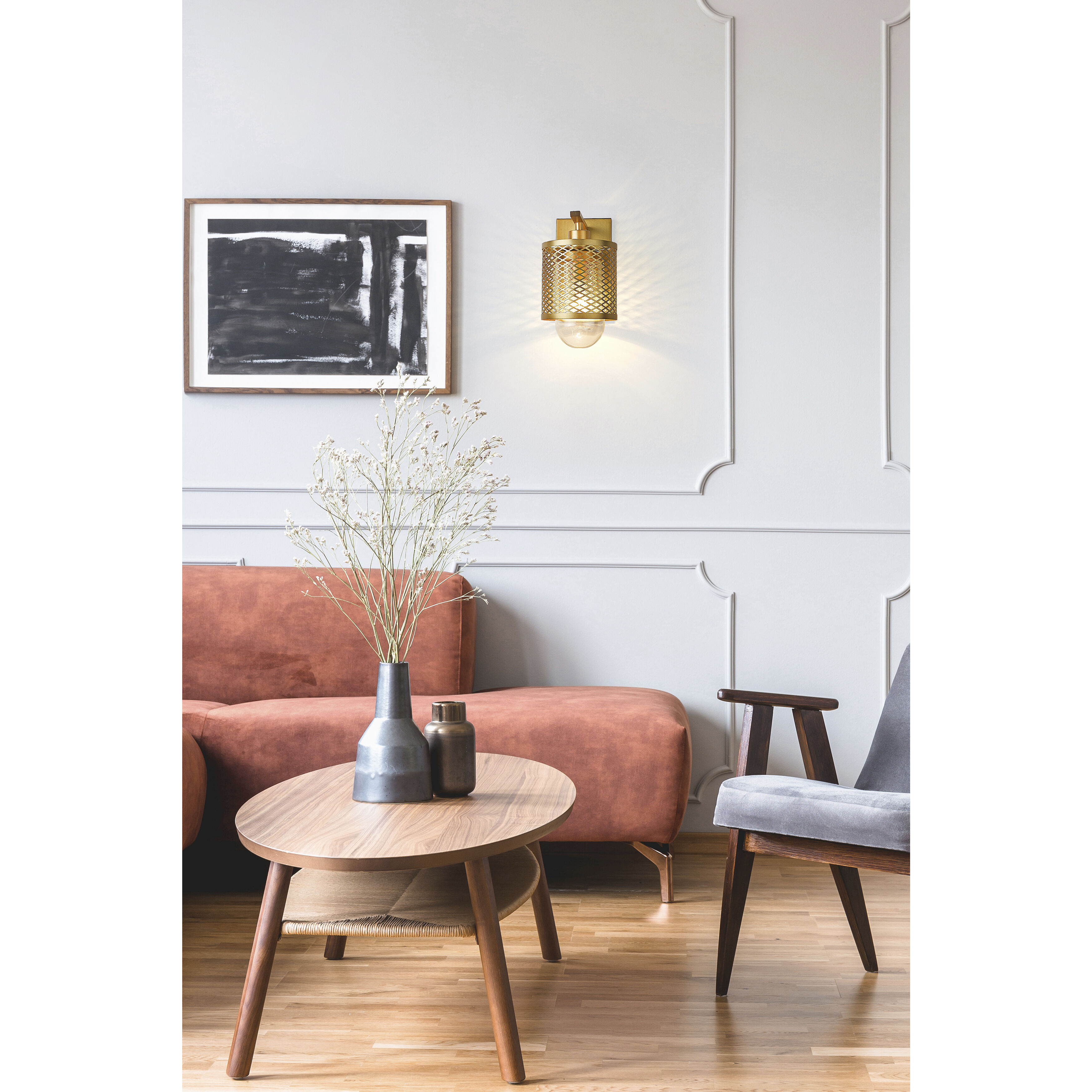 Kipton 1 Light 6 inch Rubbed Brass Wall Sconce Wall Light in Rubbed Bronze