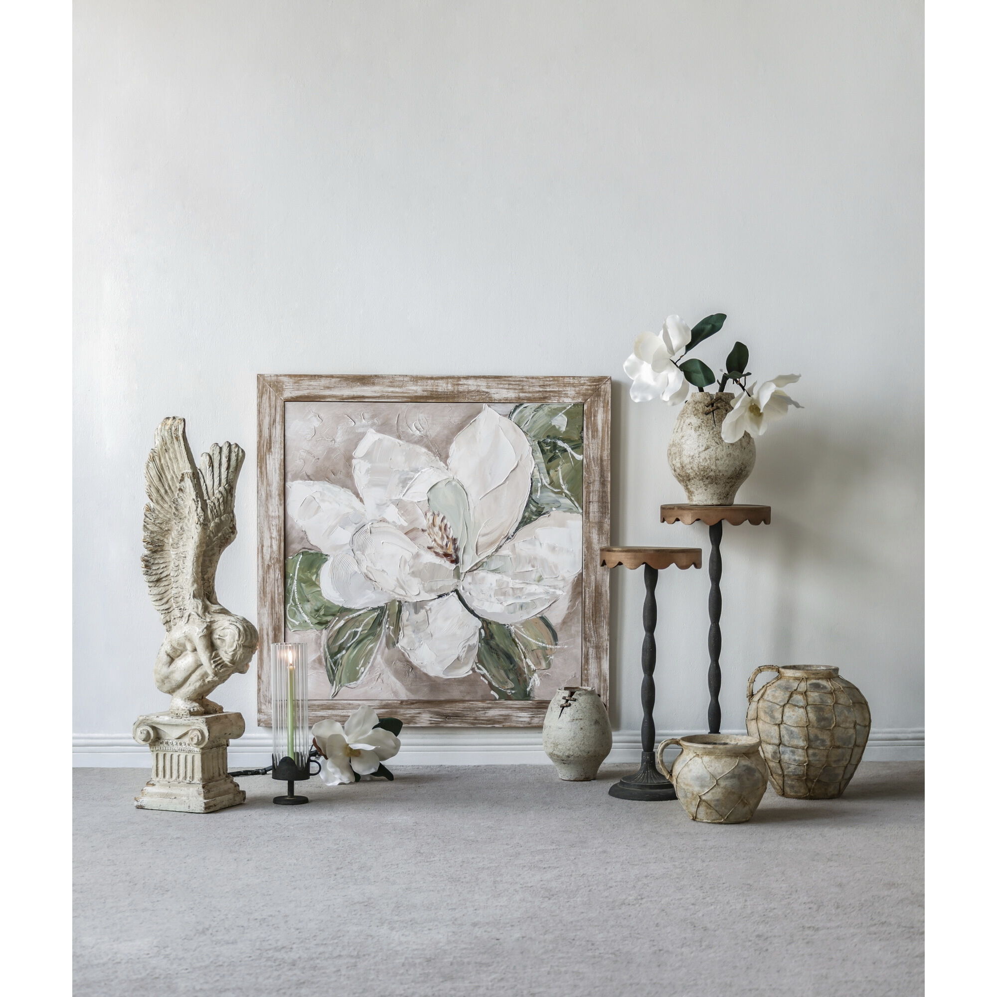 Anita 25.4 X 10.4 inch Black and Brown Side Table