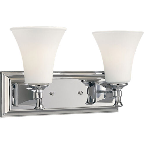 Fairfield 2 Light 15 inch Polished Chrome Bath Vanity Wall Light