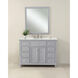 Otto 48 X 21 X 35 inch Grey Vanity Sink Set