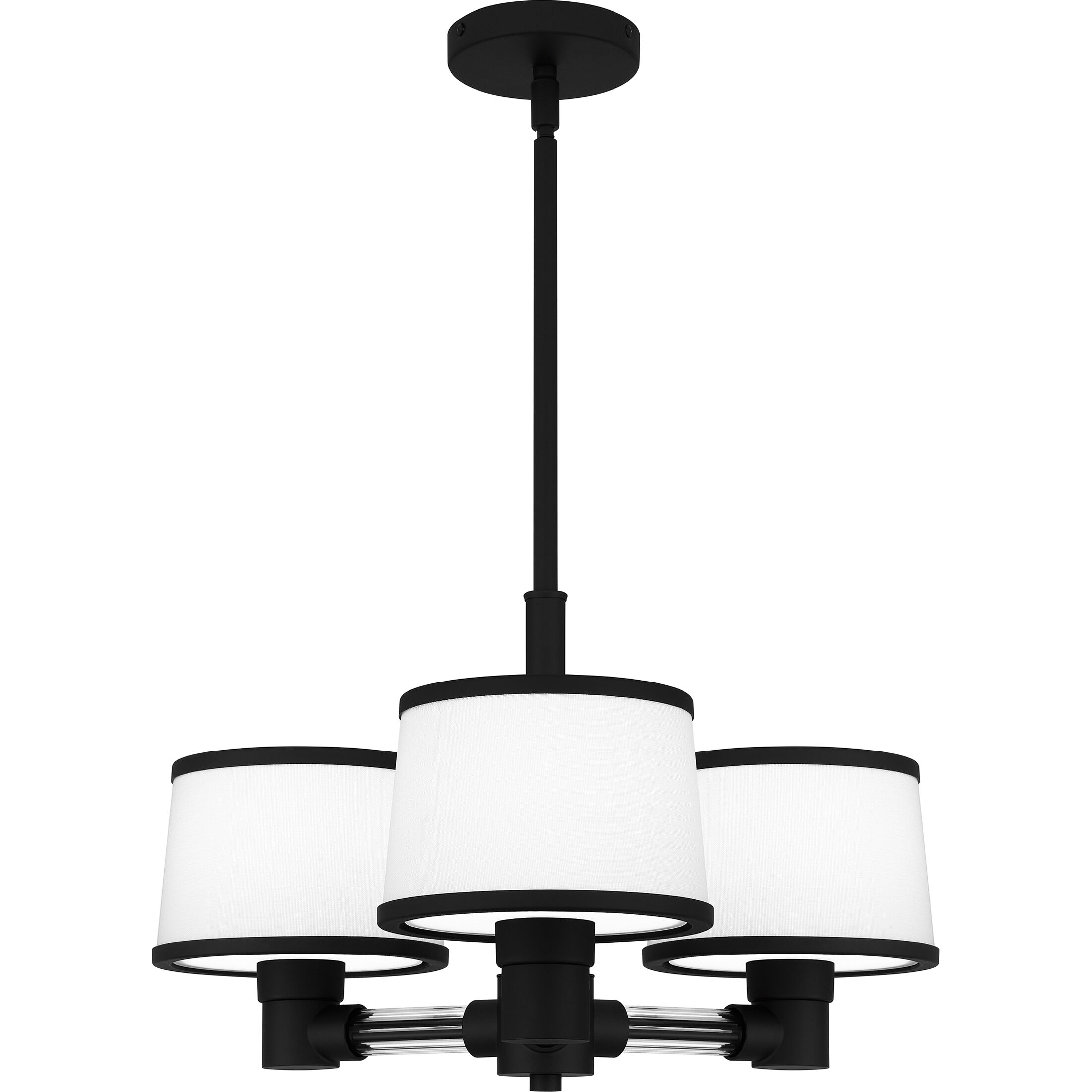 Kylen 3 Light 22 inch Matte Black Pendant Ceiling Light