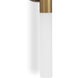 Wick Hilo 2 Light 4.5 inch Natural Brass Wall Sconce Wall Light
