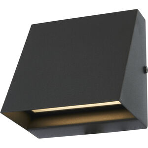 Wedge LED 5 inch Matte Black ADA Wall Sconce Wall Light