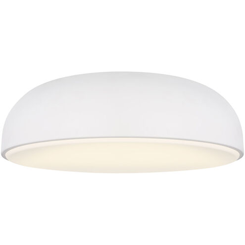 Sean Lavin Kosa LED 13 inch Matte White Flush Mount Ceiling Light in LED 90 CRI 3000K, Integrated LED