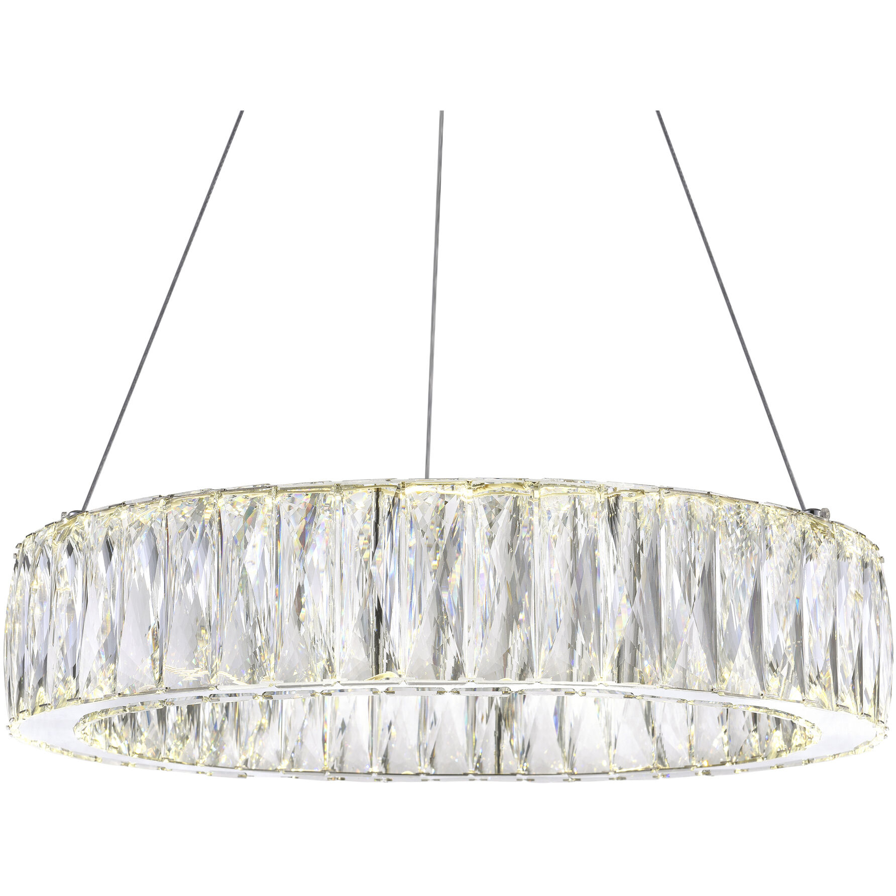 Juno LED 20 inch Chrome Chandelier Ceiling Light