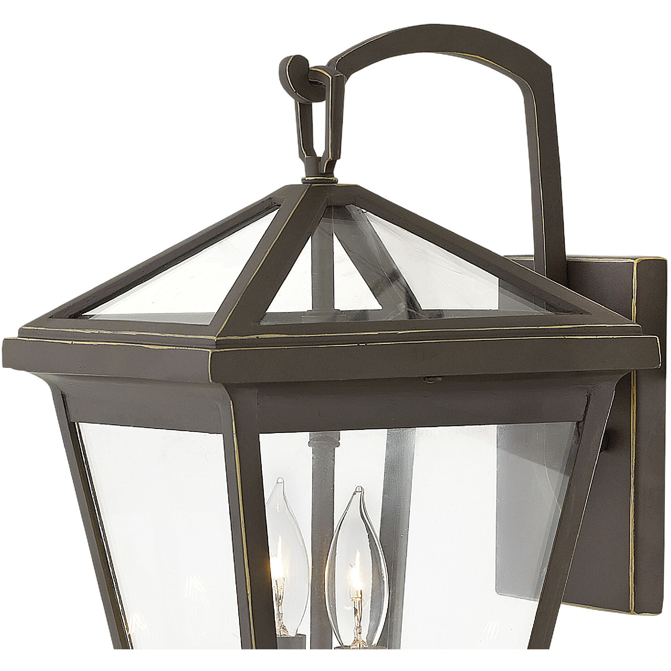 Estate Series Alford Place LED 14 inch Oil Rubbed Bronze Outdoor Wall Mount Lantern, Small