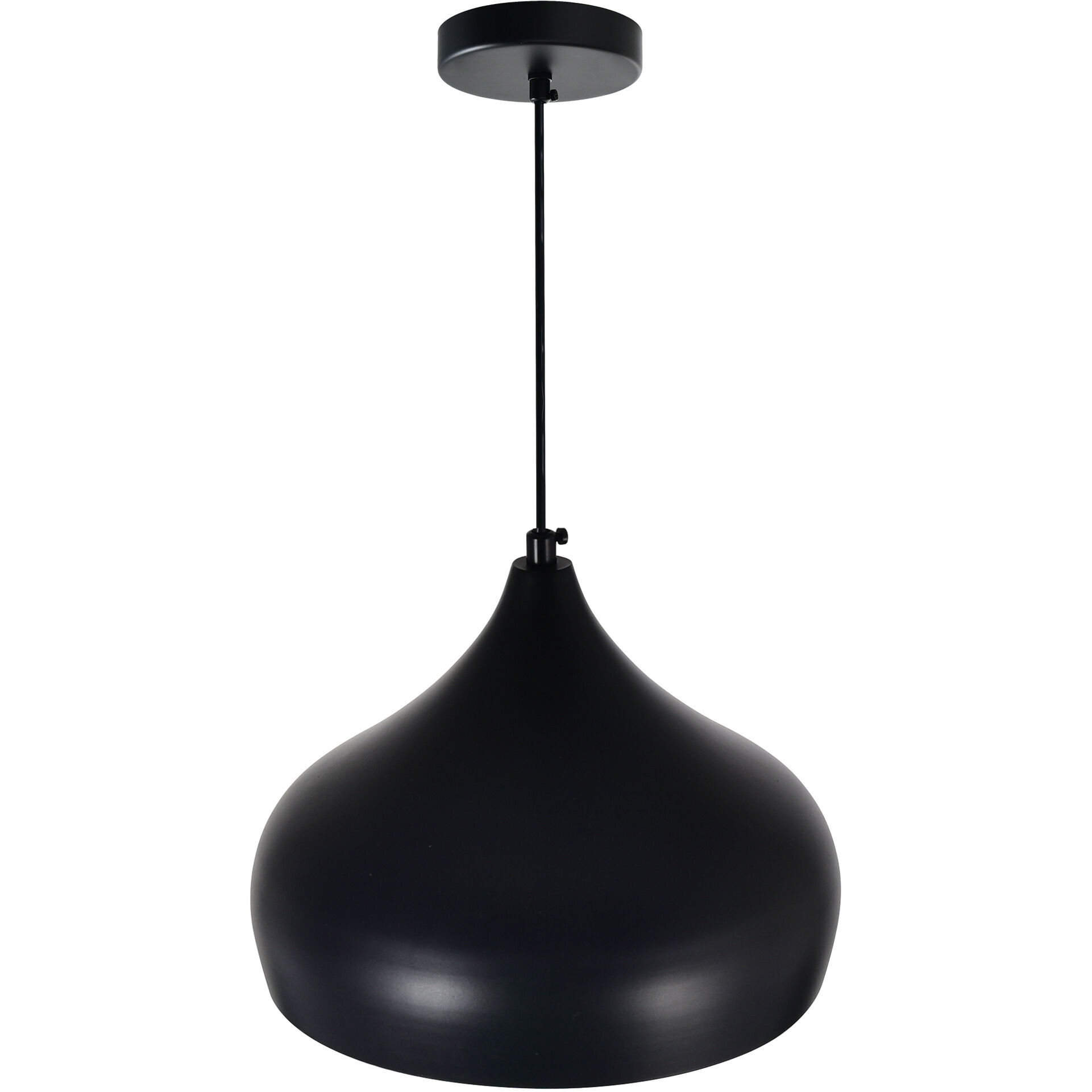 Dynamic 1 Light 13 inch Black Down Pendant Ceiling Light