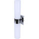 Maxine 2 Light 4.75 inch Chrome Vanity Light Wall Light