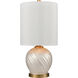 Koray 21 inch 60.00 watt Pearl with Gold Table Lamp Portable Light