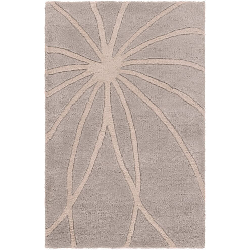 Forum 180 X 144 inch Medium Gray/Cream Rugs, Wool
