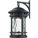 Boardwalk 1 Light 20 inch Black Outdoor Wall Lantern