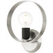 Modesto 1 Light 9 inch Brushed Nickel ADA ADA Single Sconce Wall Light