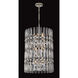 Belle Aurore 12 Light 17 inch Shadow Silver Leaf Pendant Ceiling Light