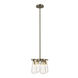 Eos 4 Light 11.6 inch Soft Gold Semi-Flush/Pendant Ceiling Light
