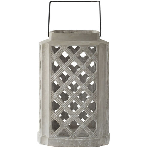 Garden 10 inch Gray Lantern