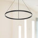 Cerchio Pendant Ceiling Light in Black