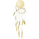 Andes LED 40 inch Satin Gold Multi Light Pendant Ceiling Light