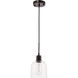 Codorus 1 Light 6 inch Black Pendant Ceiling Light