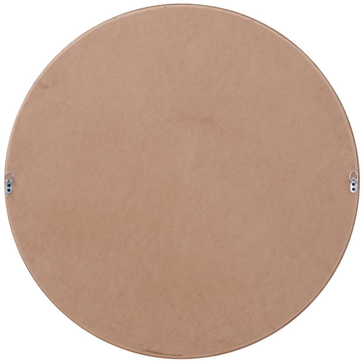 Emilie 35.5 X 35.5 inch Gold Leaf Mirror with Shelf