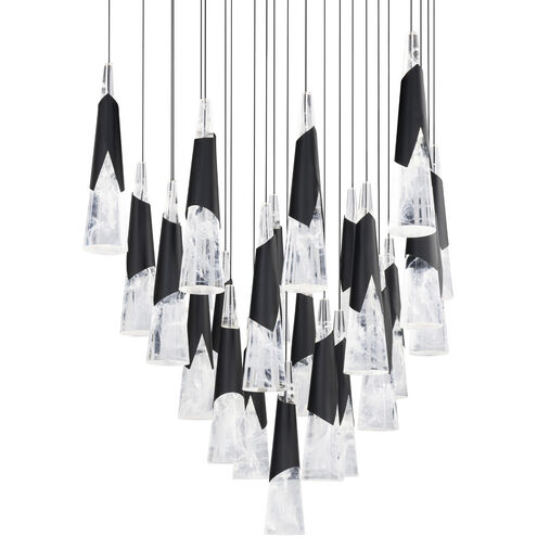 Kilt 25 Light 28 inch Black Multi-Light Pendant Ceiling Light