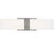 Vandeventer LED 18 inch Brushed Nickel Wall Bath Fixture Wall Light, Small