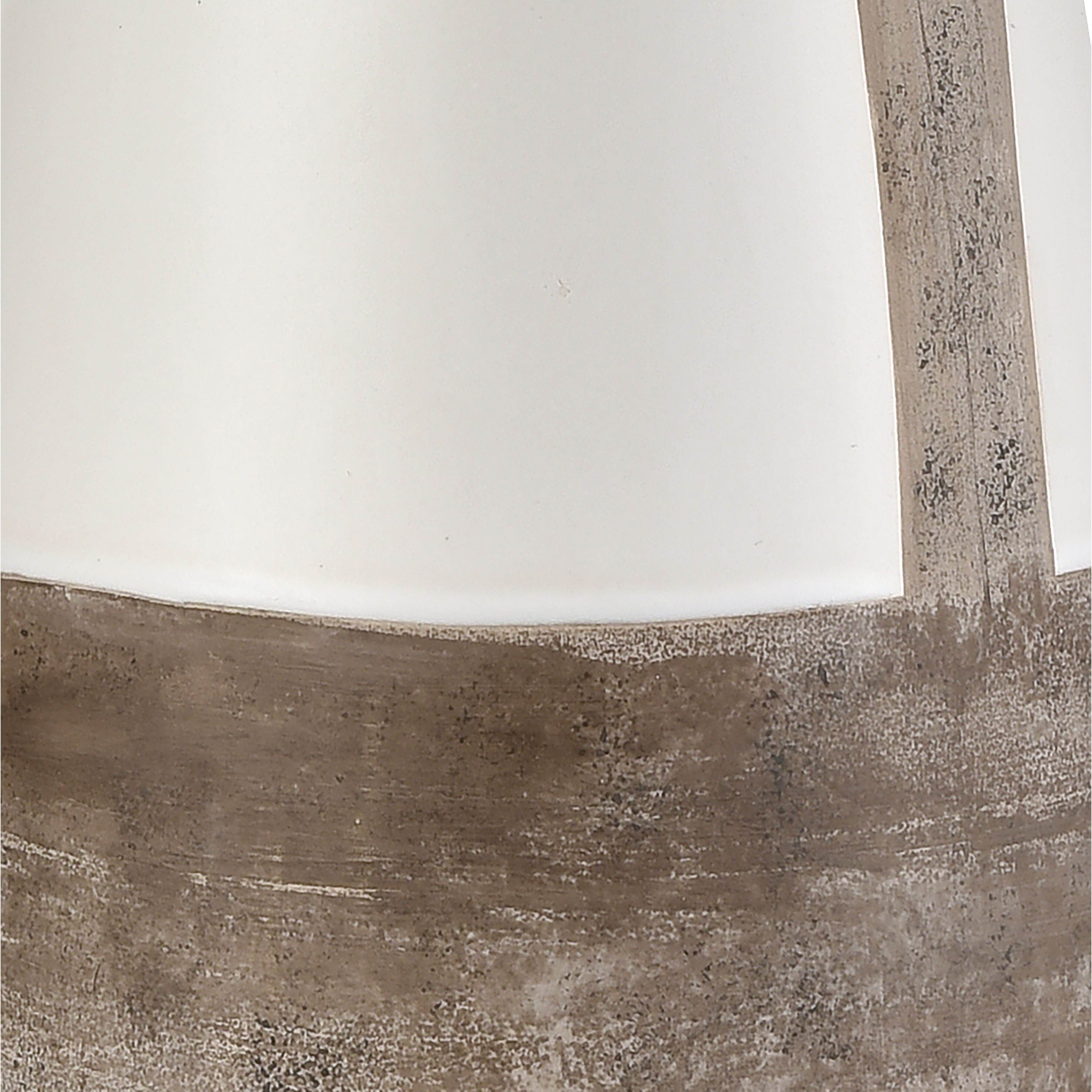 Kirkover 26 inch 150 watt White Glazed Table Lamp Portable Light