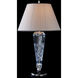 Mariner Luxury 37.8 inch 9 watt Polished Silver Table Lamp Portable Light